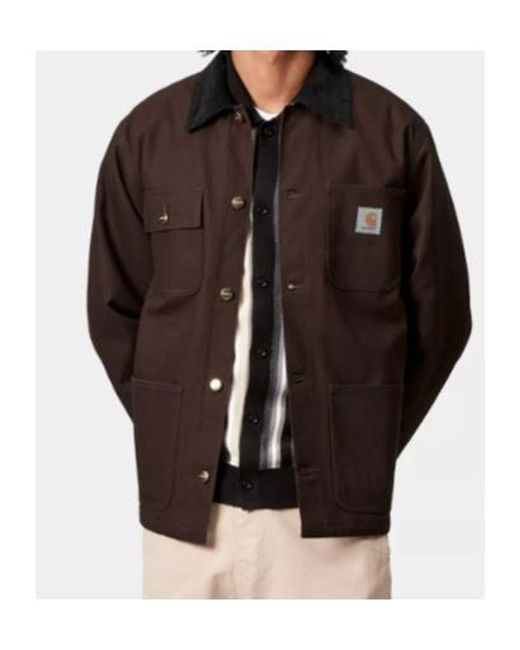 Carhartt Brown Michigan Coat for men