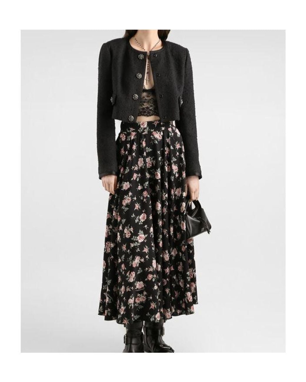 Dolce & Gabbana Black Rachel Tweed Jacket