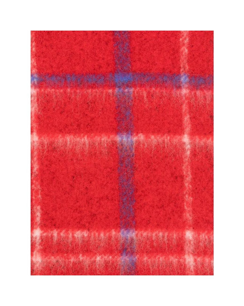 Vivienne Westwood Red Orb-Patch Check Scarf