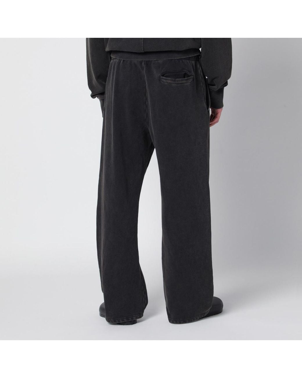 Entire studios Black Relaxed Elastic-Waist Pants for men