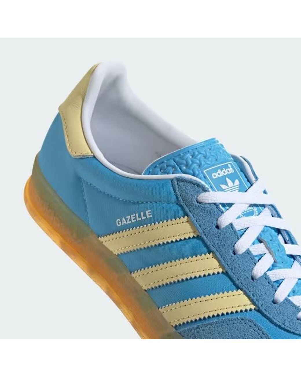 Adidas Blue Originals Gazelle Indoor Low-Top Sneakers