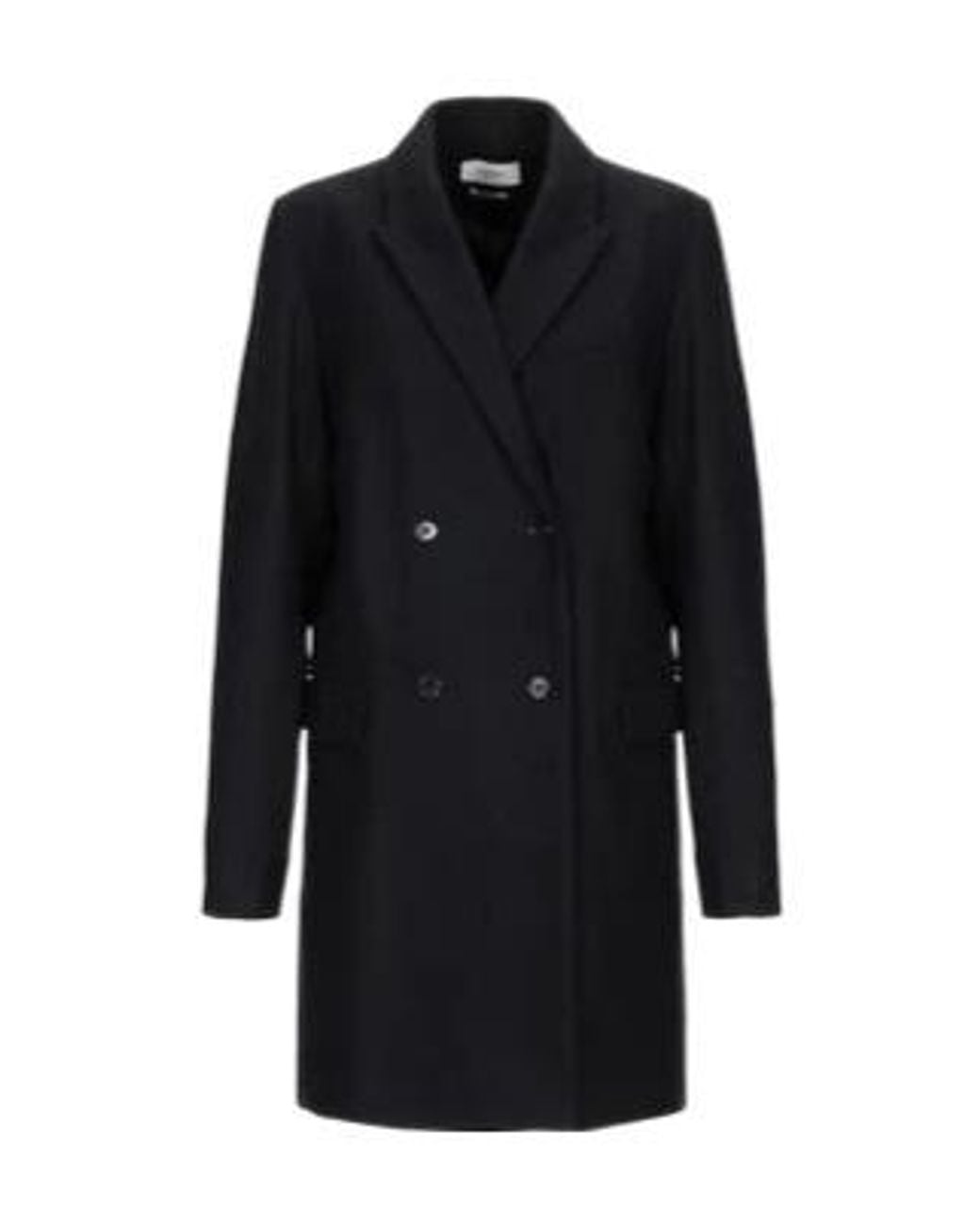 Isabel Marant Black Solid Double- Coat