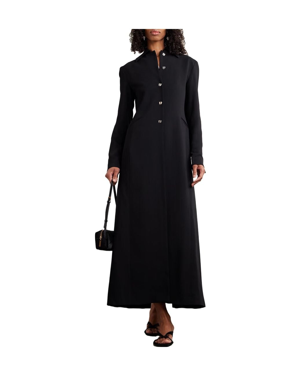 Kallmeyer Black Stretch-Cady Coat