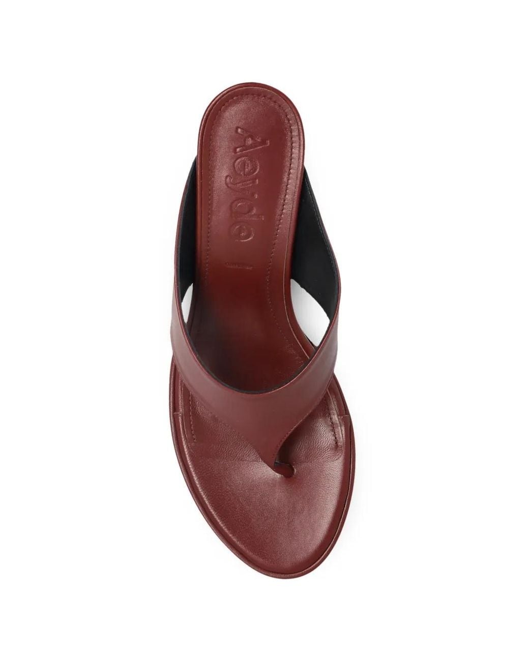 Aeyde Brown Olenna Thong Sandals