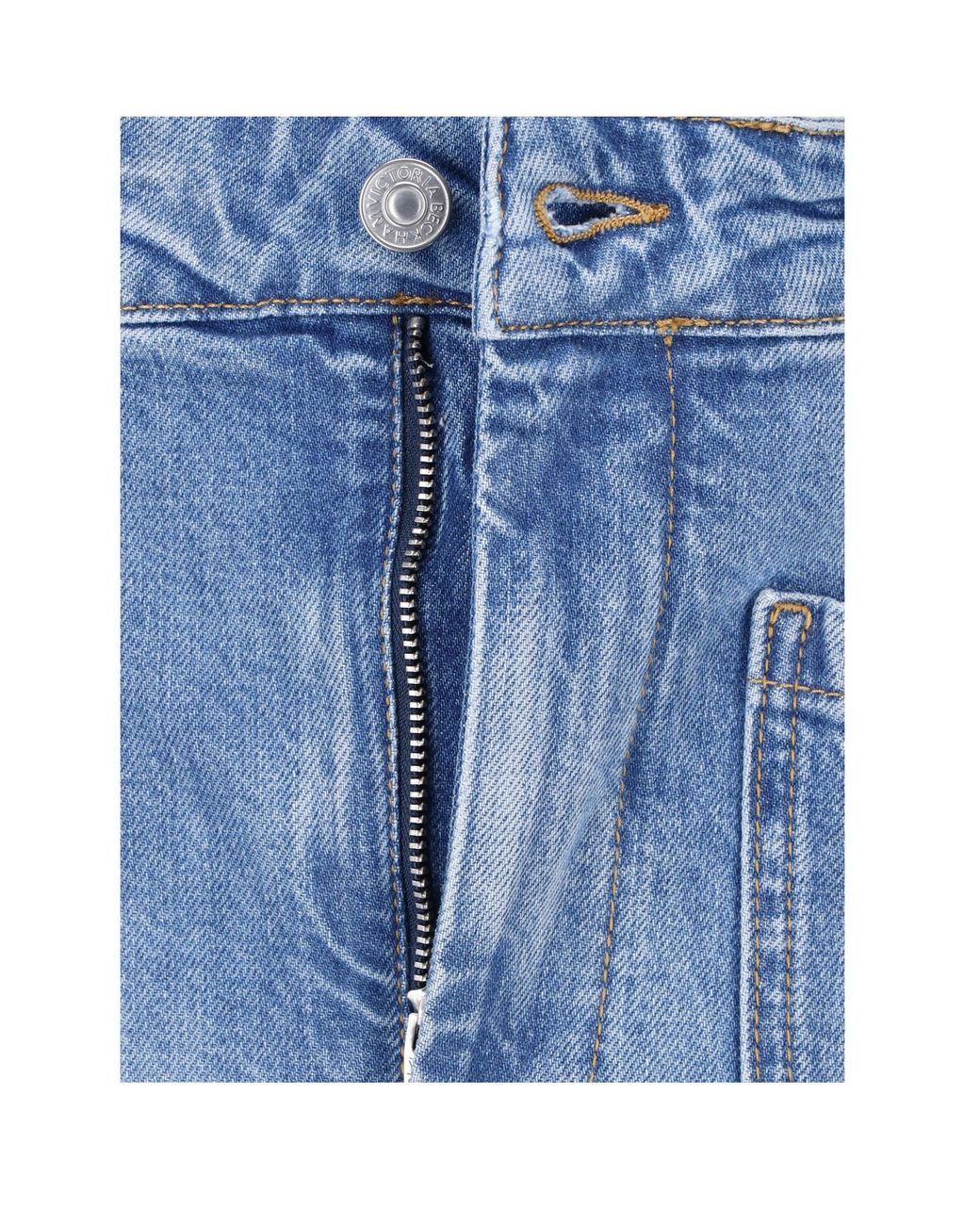 Victoria Beckham Blue Alina Stretch Jeans
