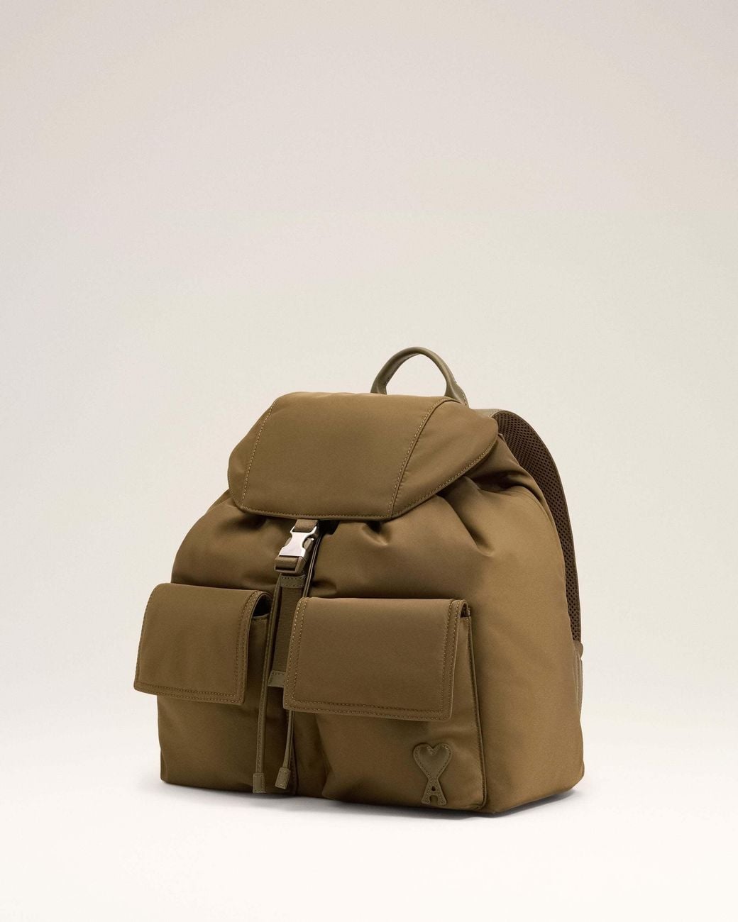 AMI Green Marcel Flap Backpack for men