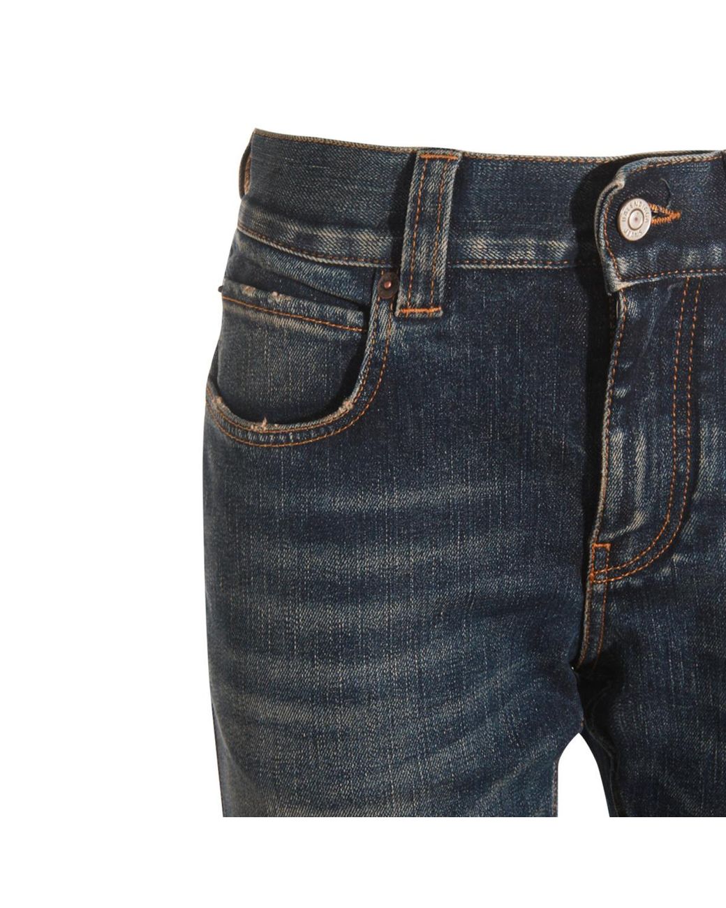 Balenciaga Blue Slim Fit Bootcut Jeans
