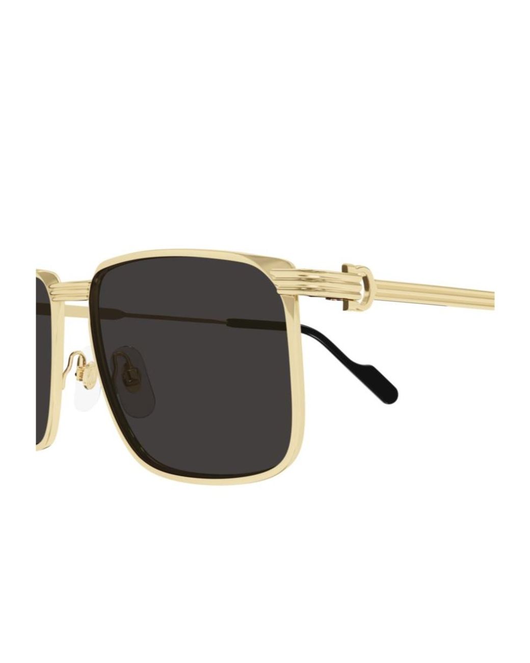 Cartier Multicolor Rectangular Metal Sunglasses for men