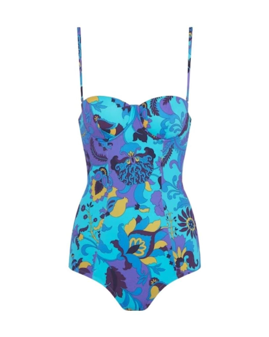 Dior Blue One-Piece Swimsuit