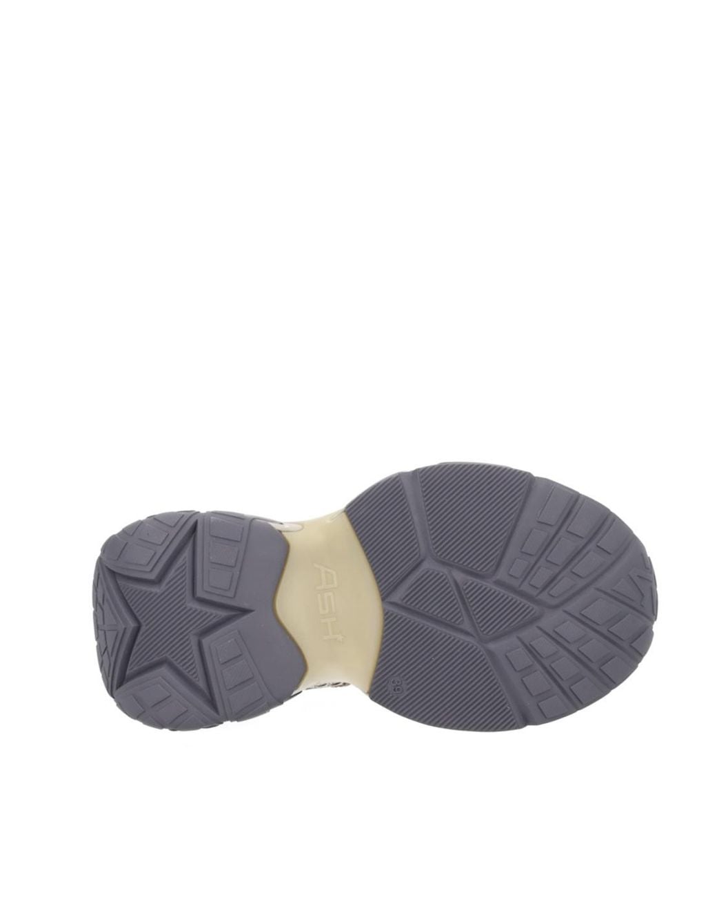 Ash Gray Dragon Chunky Fion Sneakers