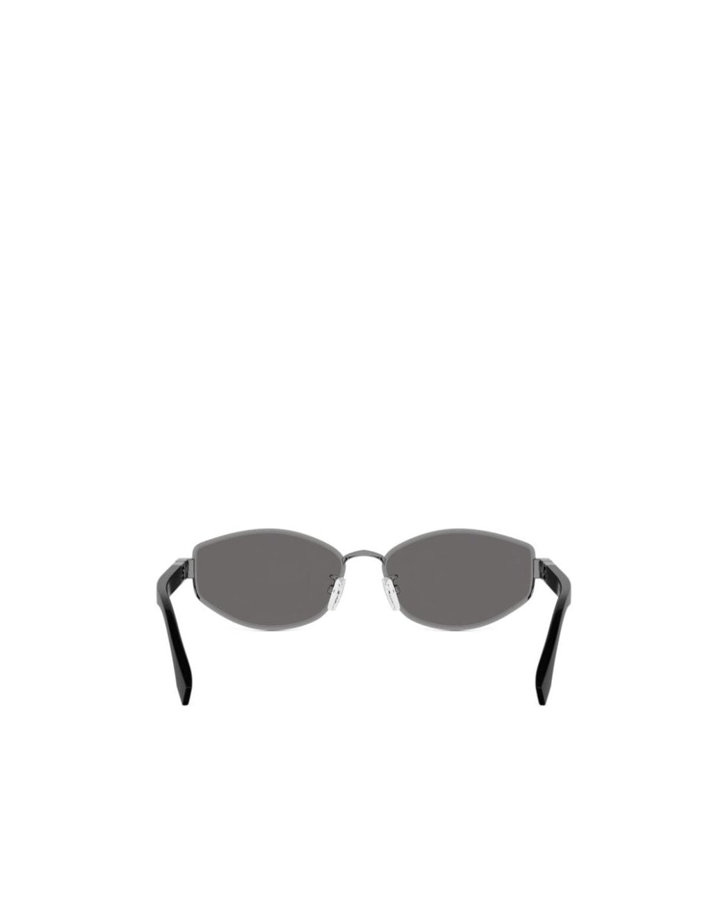 Fendi White Eyewear Geometric Frame Sunglasses for men