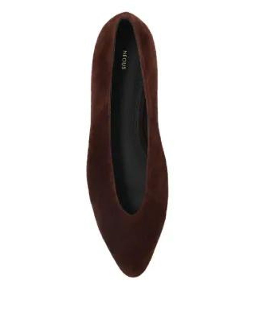 Neous Brown Beid Ballet Flat Shoes