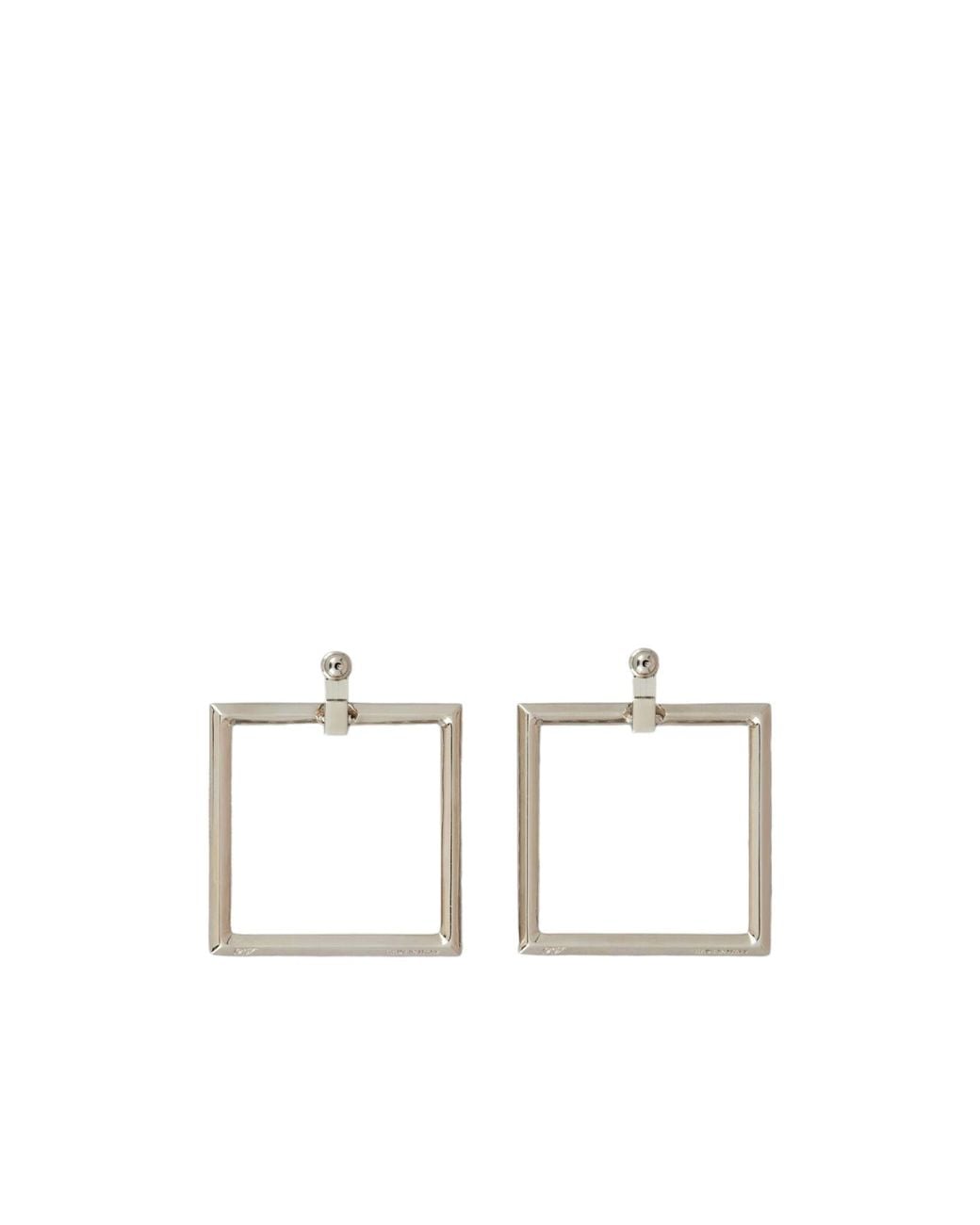 Roger Vivier White Trompette Earrings