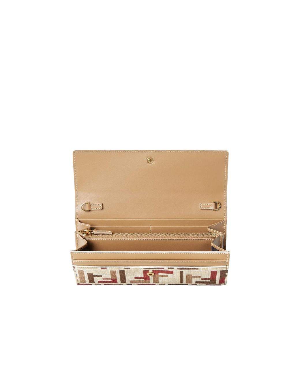 Fendi Multicolor Roma Chained Continental Wallet