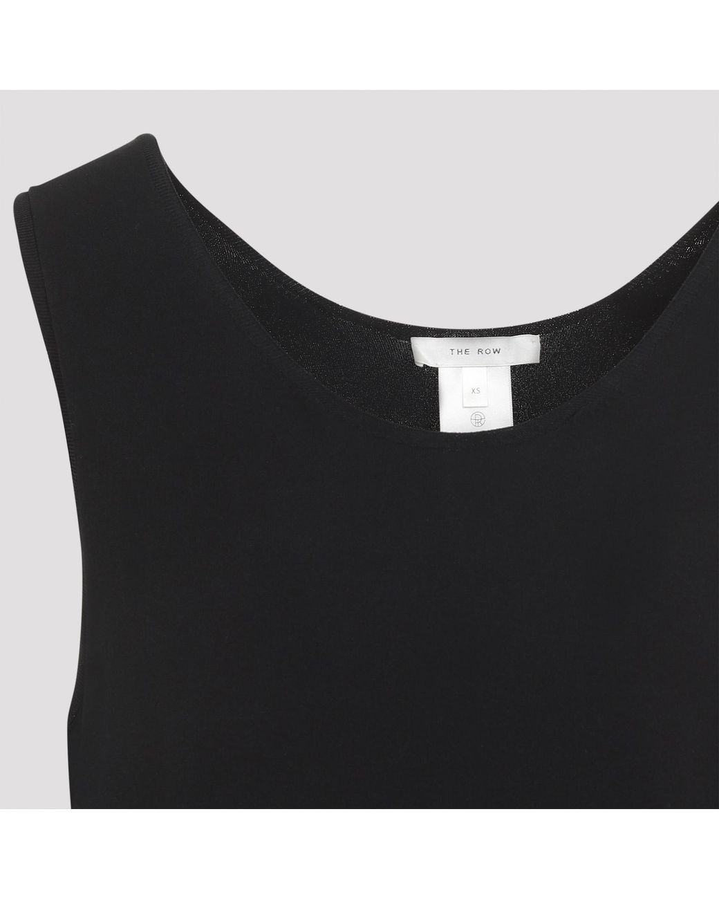 The Row Black Agla Sleeveless Maxi Dress