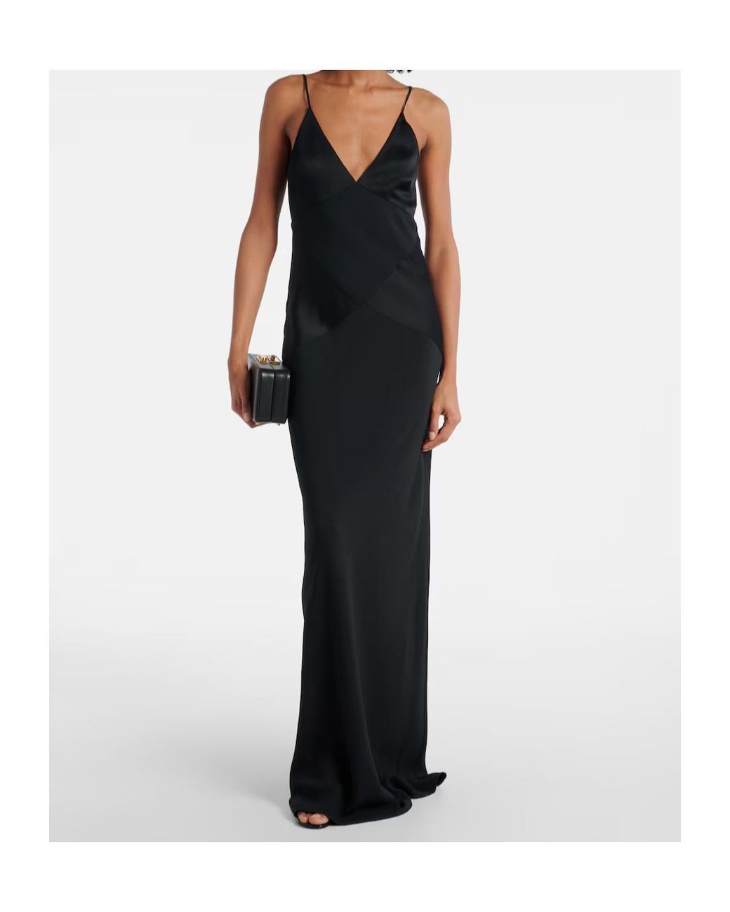 Veronica Beard Black Francis Slip Dress