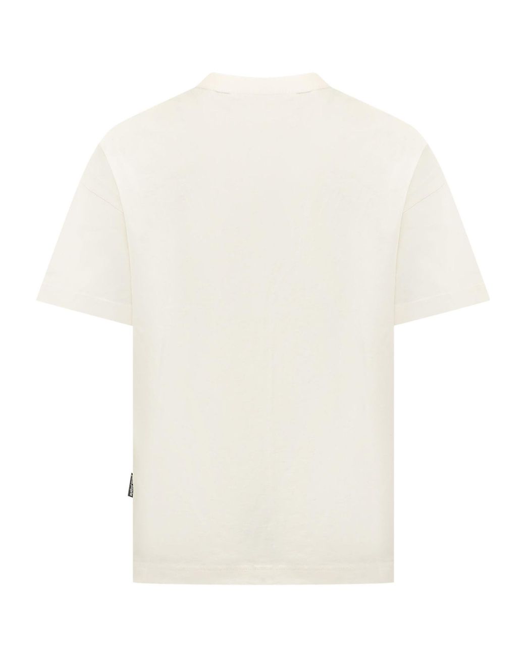 Palm Angels White Palm Regular Logo T-Shirt for men