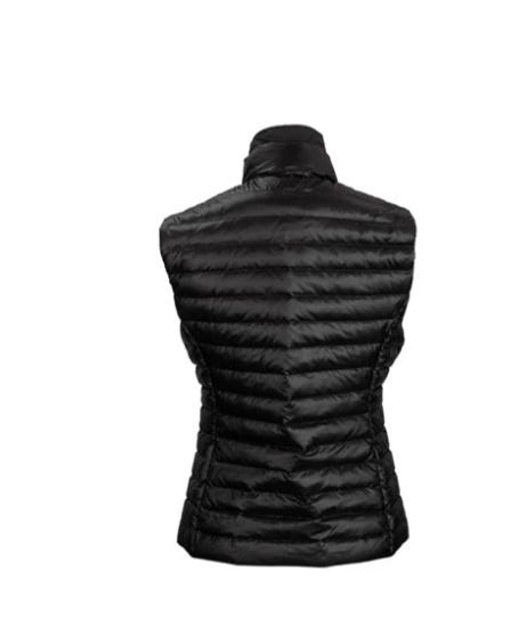 Moose Knuckles Black High-Necked Sleeveless Cotton Coat