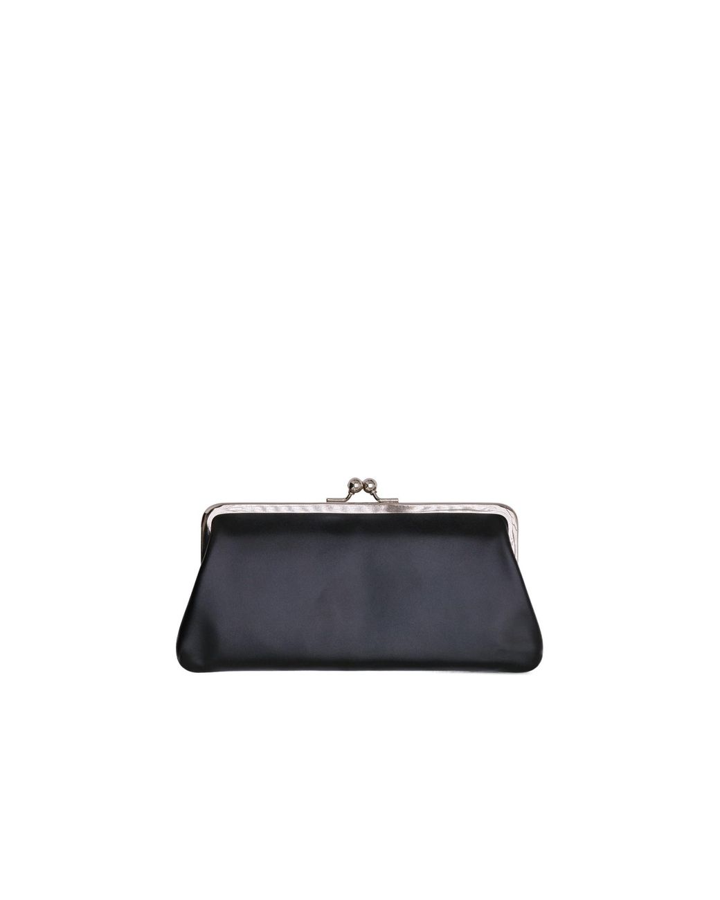 Comme des Garçons Blue Comme Des Garçons Wallet Logo-Printed Kiss-Clasp Purse for men