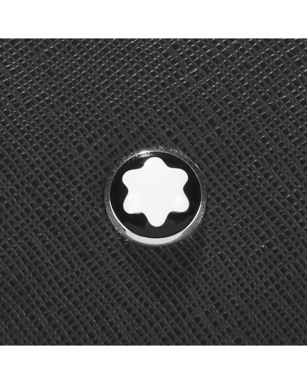 Montblanc Black Logo-Plaque Leather Laptop Bag for men