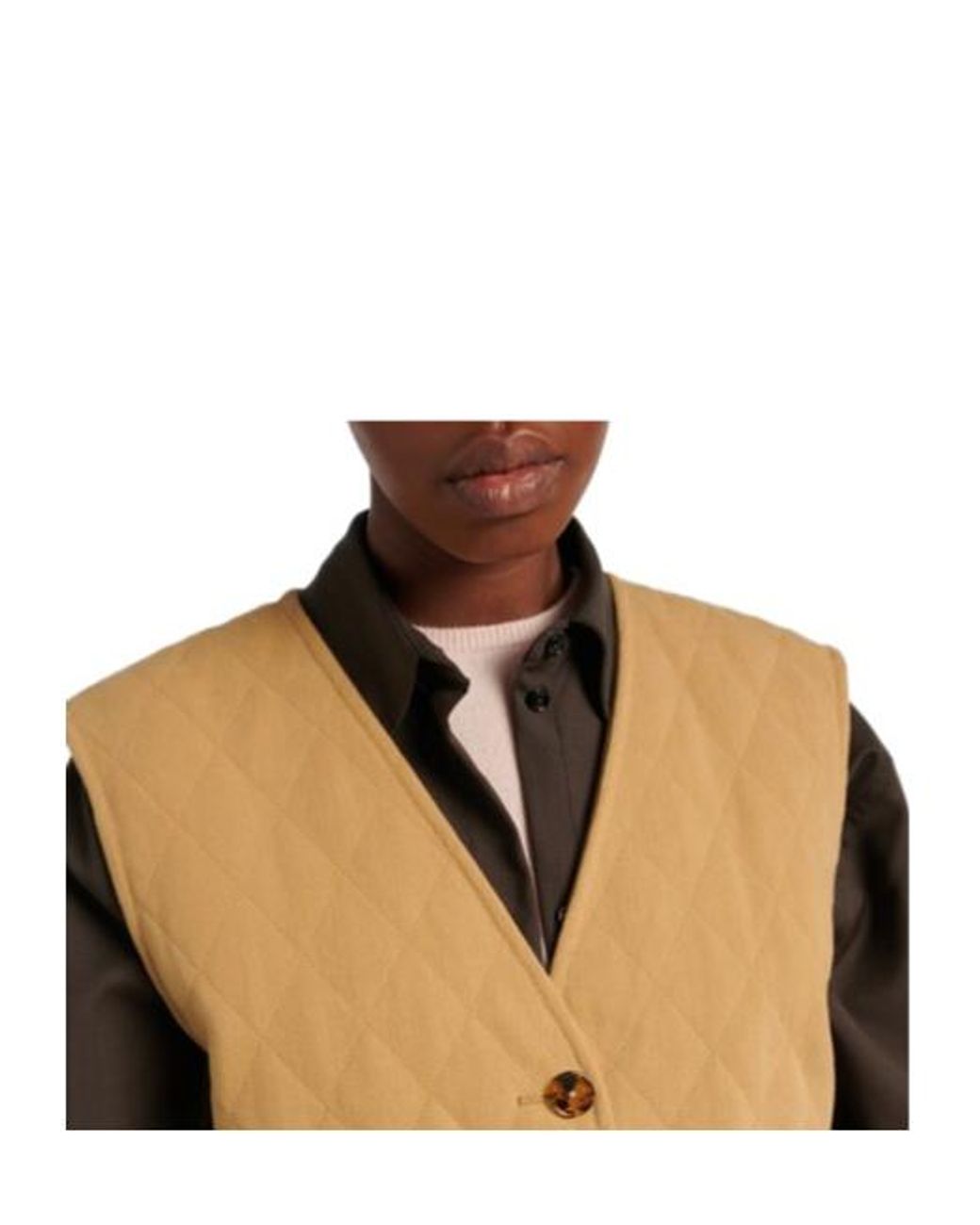 Blazé Milano Natural V-Neck Cotton Waistcoat
