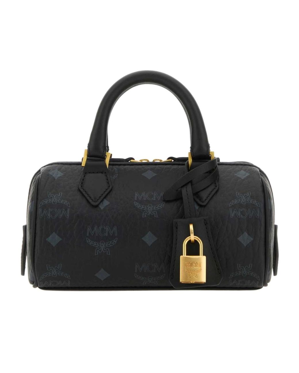 MCM Black Zippered Handbag