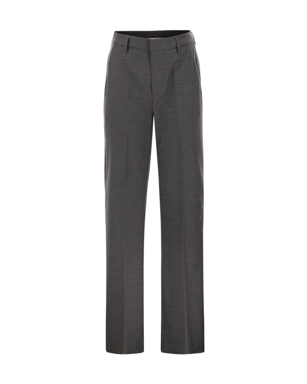 Dondup Gray Janice Wide-Leg Pants