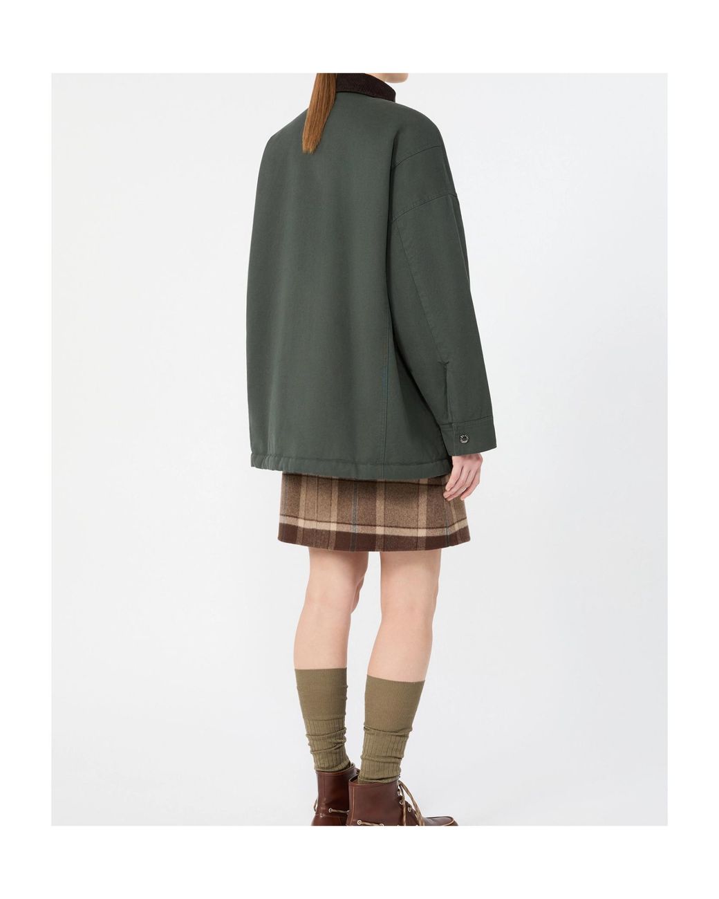 Weekend by Maxmara Black Cotton Canvas Jacket
