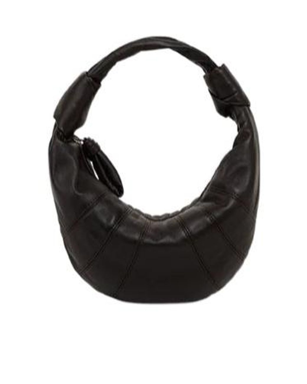 Lemaire Black Fortune Croissant Mini Top Handle Bag