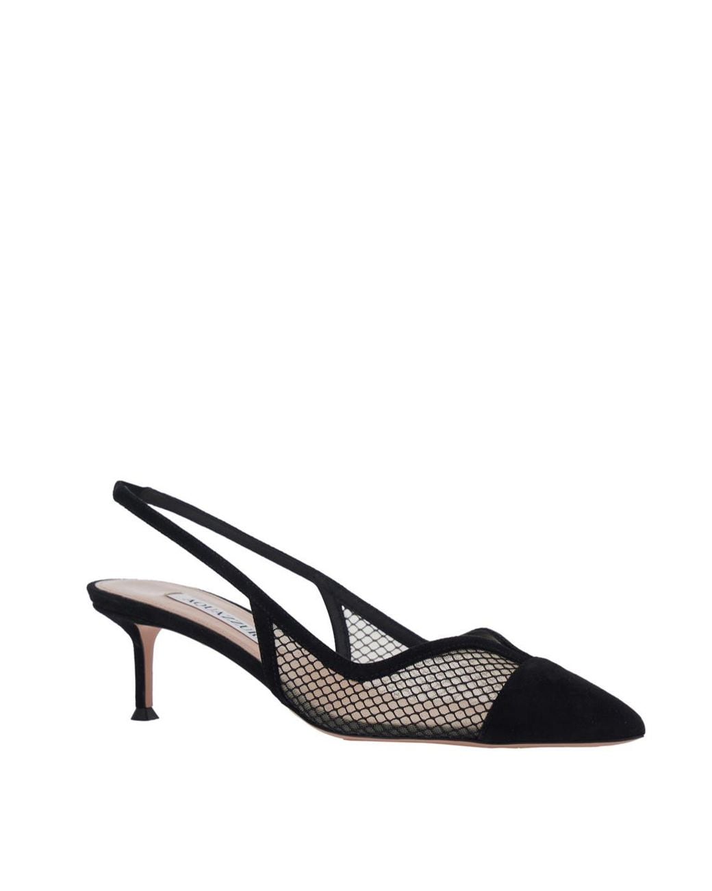 Aquazzura Multicolor Gia Mesh Sling Pumps