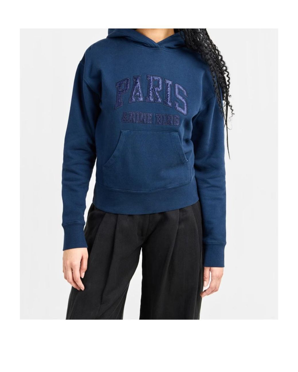 Anine Bing Blue Debbie Hoodie