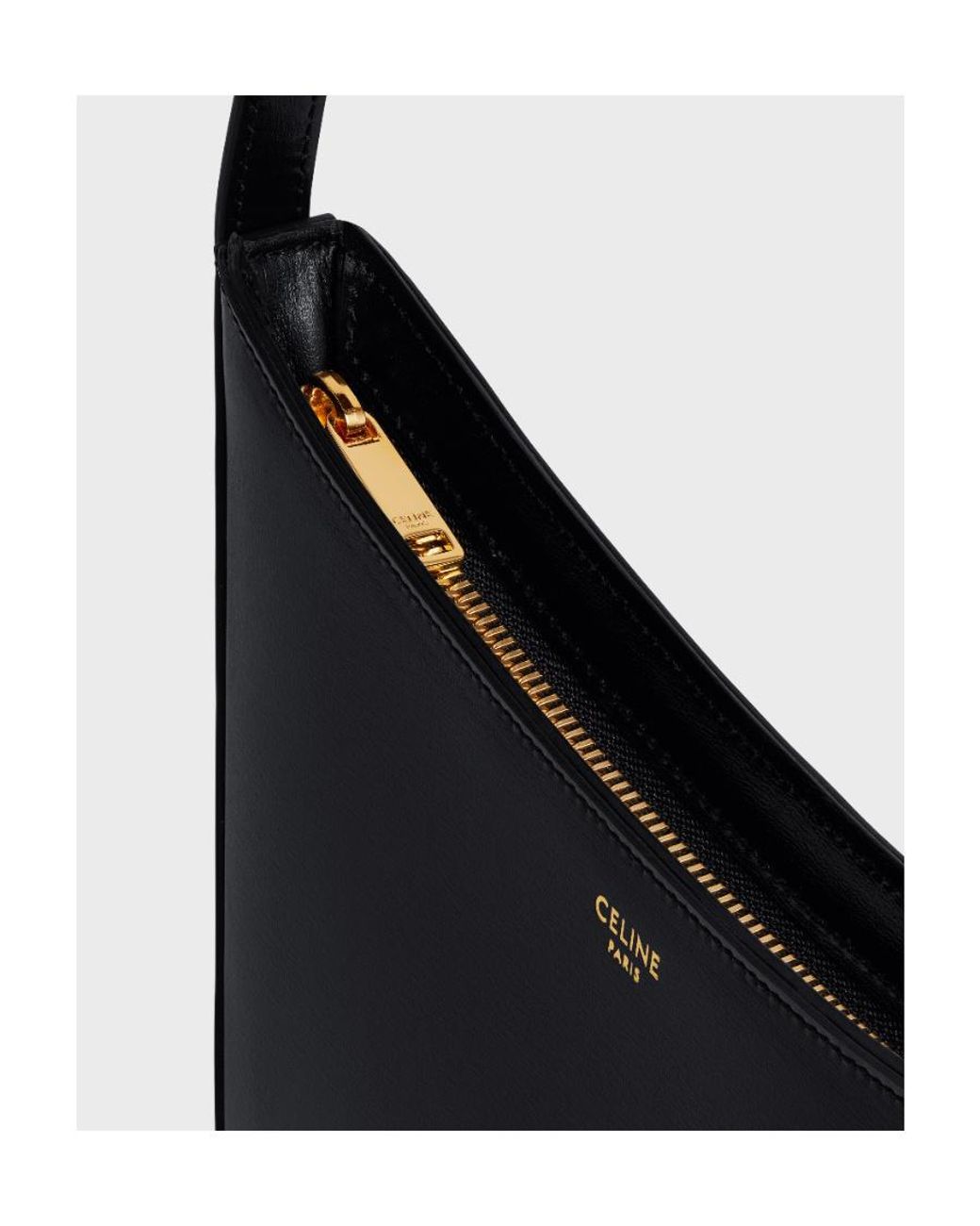 Céline Black Medium Croque Bag