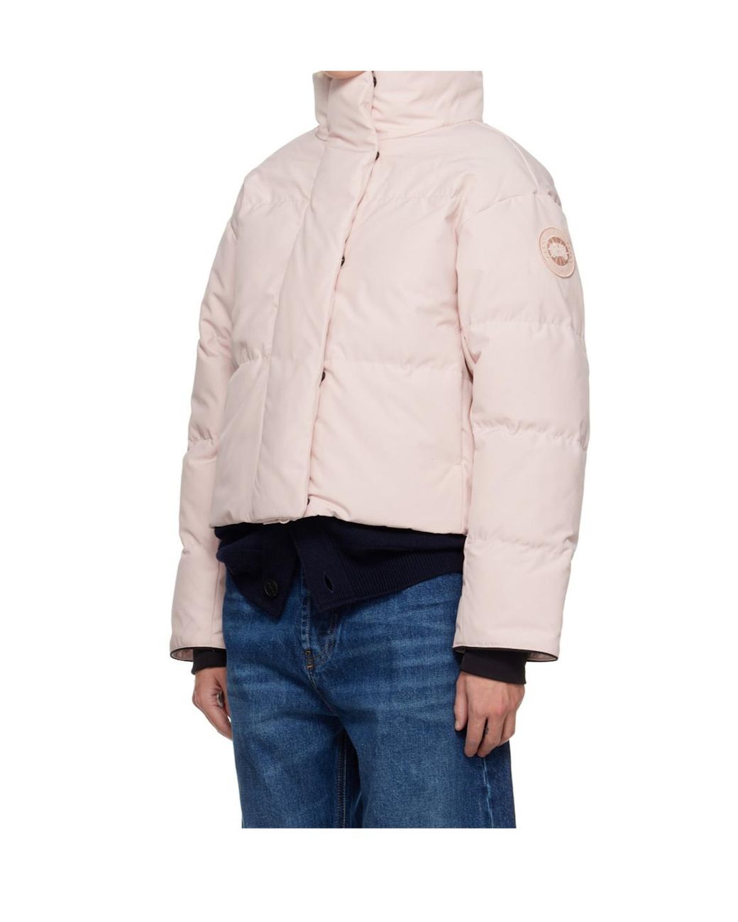 Canada Goose Pink Grandview Cropped Quilted Arctic-Tech Jacket