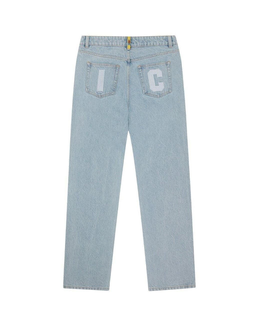 ICECREAM Blue Run Dog Straight Leg Jeans for men