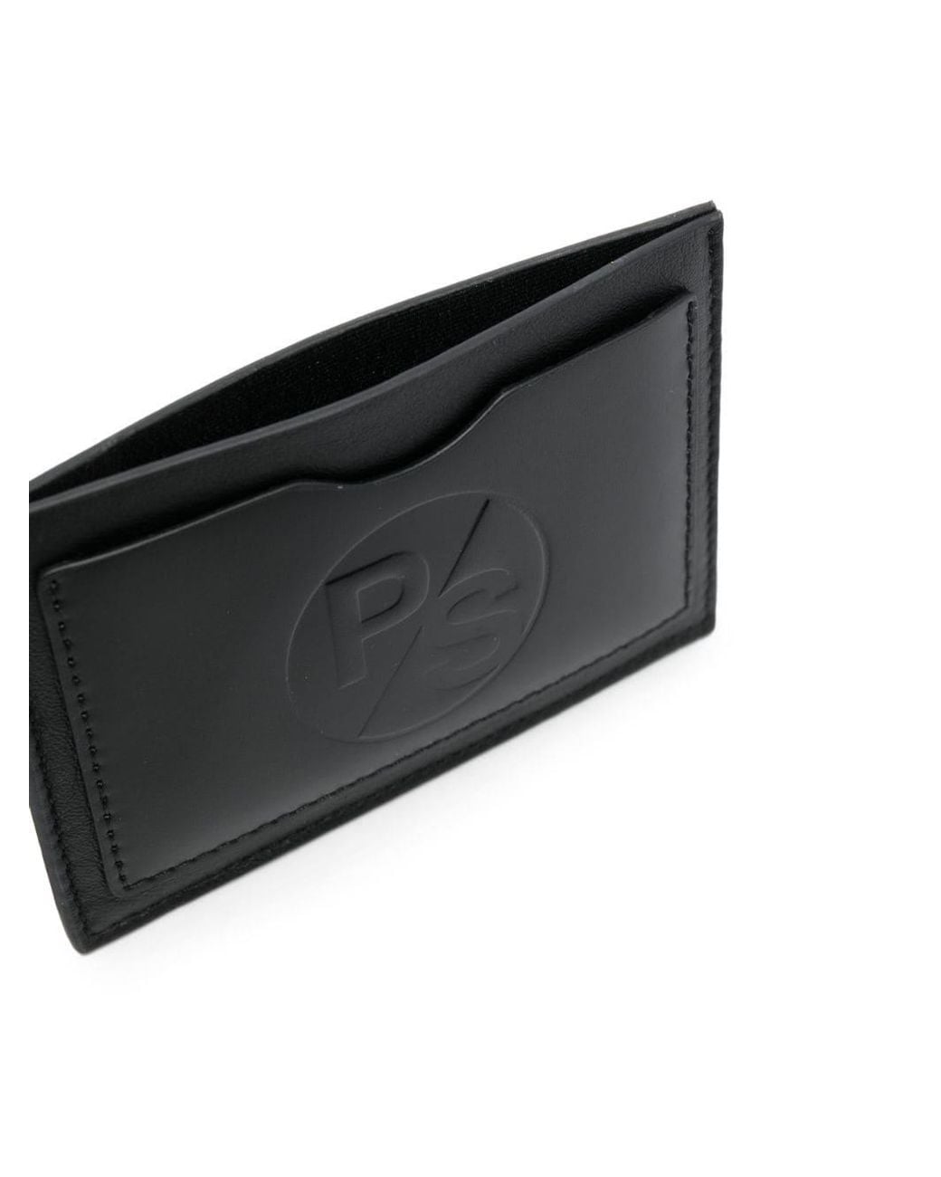 Paul Smith Black Logo Embossed Card Clip for men