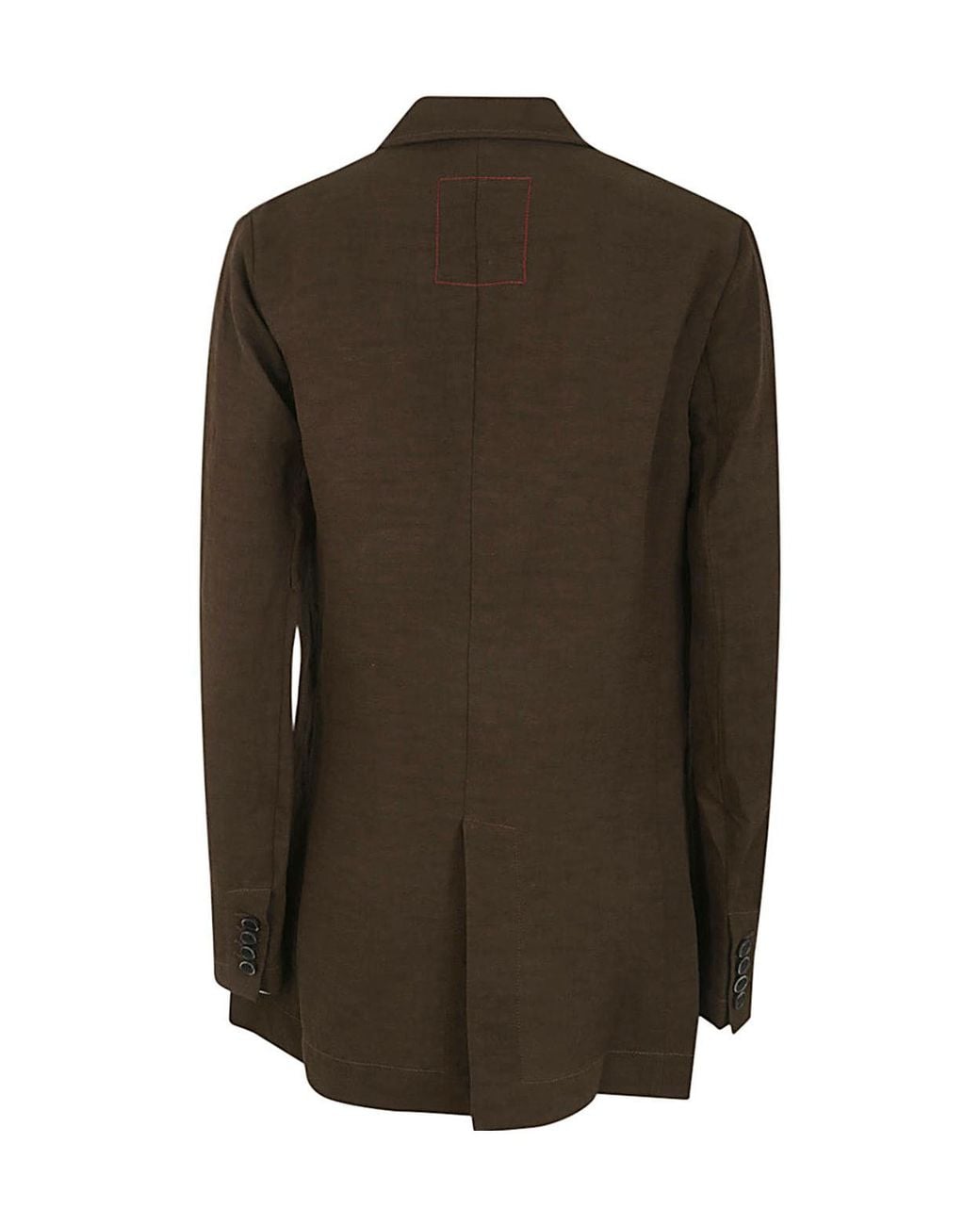 Uma Wang Green Khloe Peak-Lapels Jacket