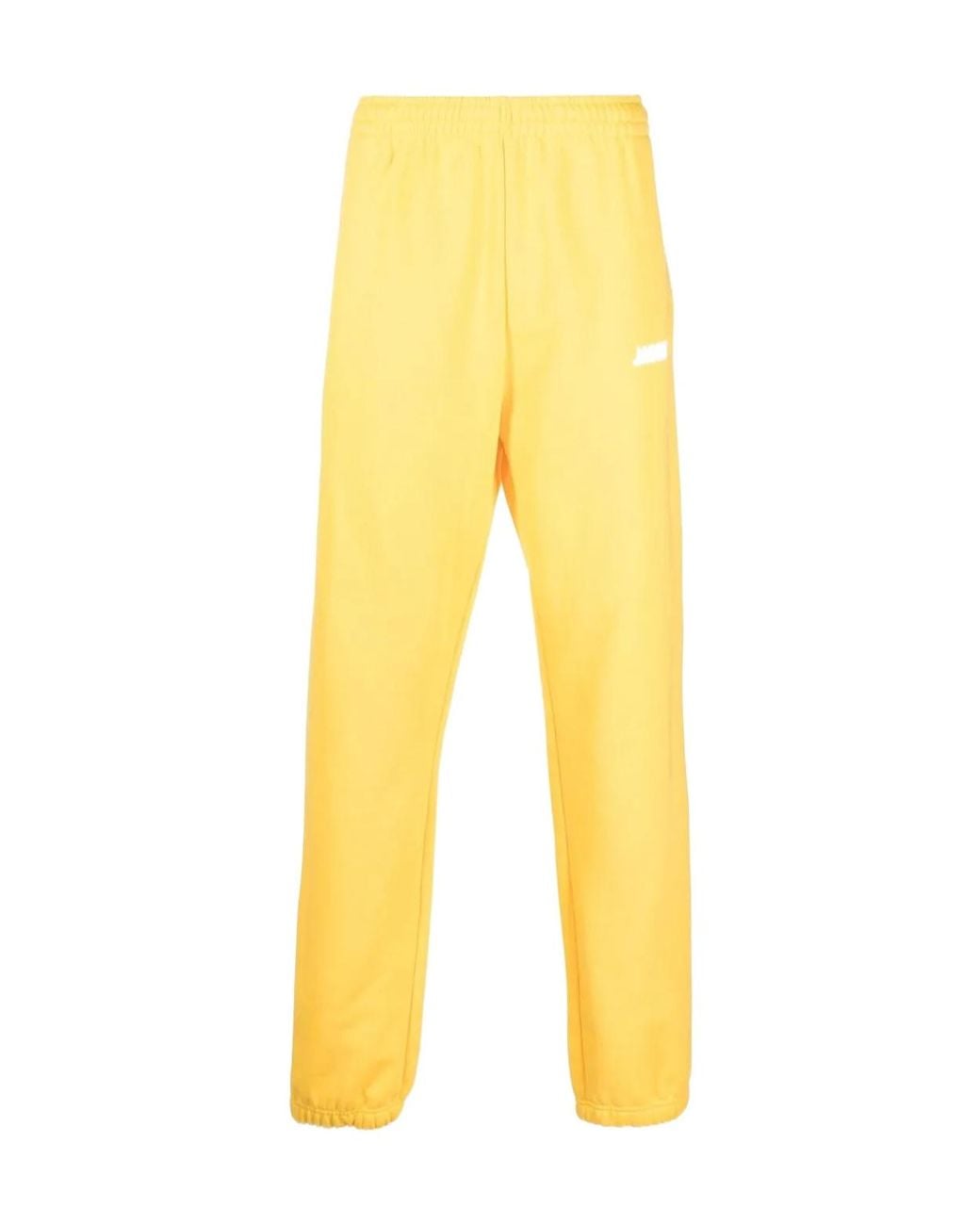 Jacquemus Yellow Elastic-Waist Athletic Pants for men