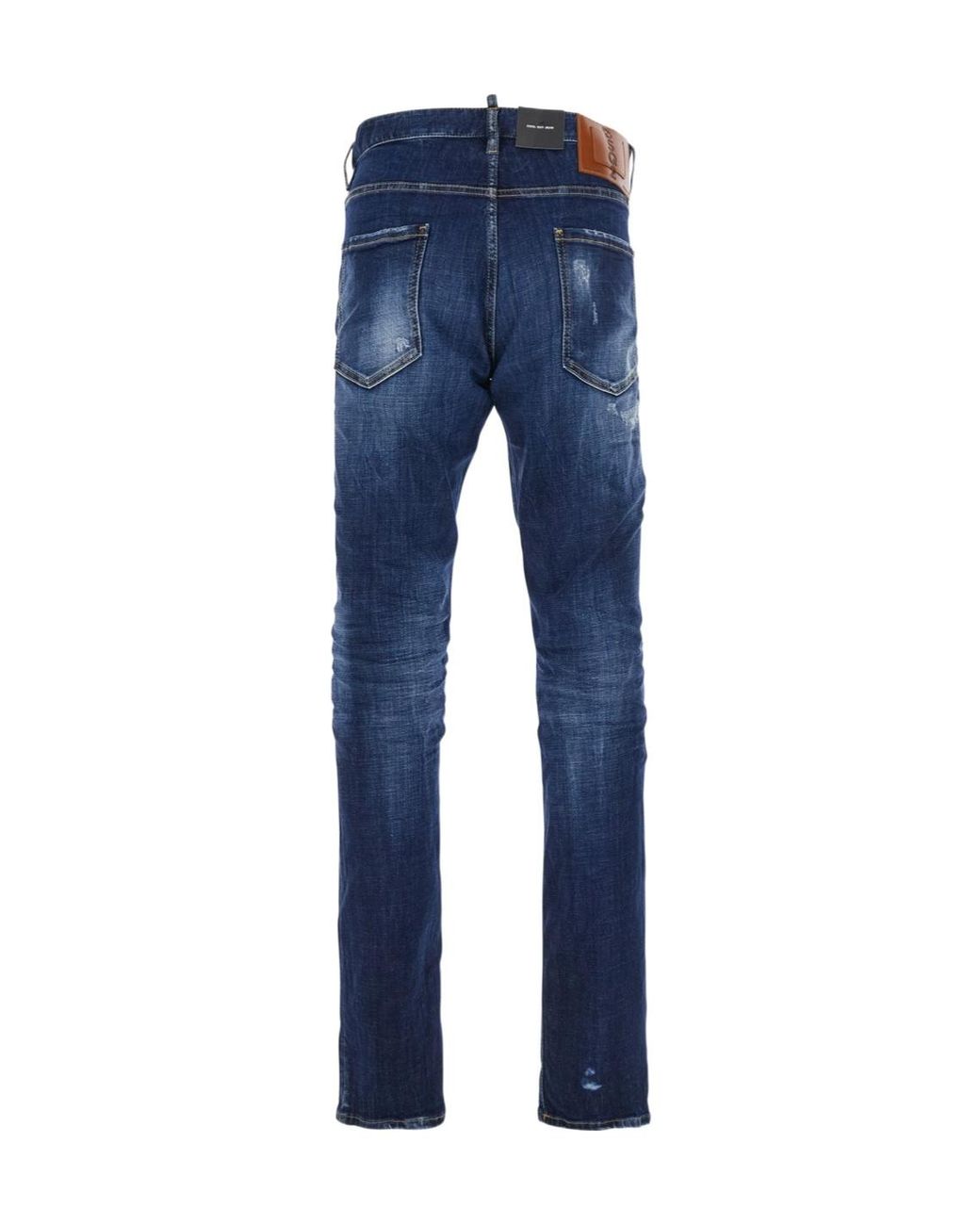 DSquared² Blue Distressed London Bro Jeans for men