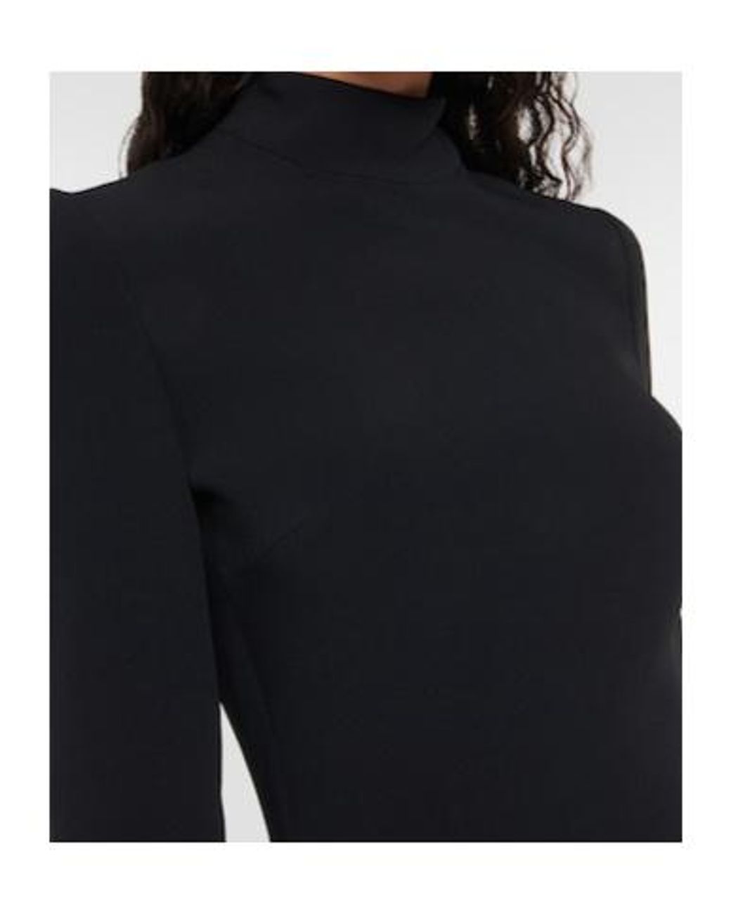 David Koma Black Embellished Bodycon Minidress