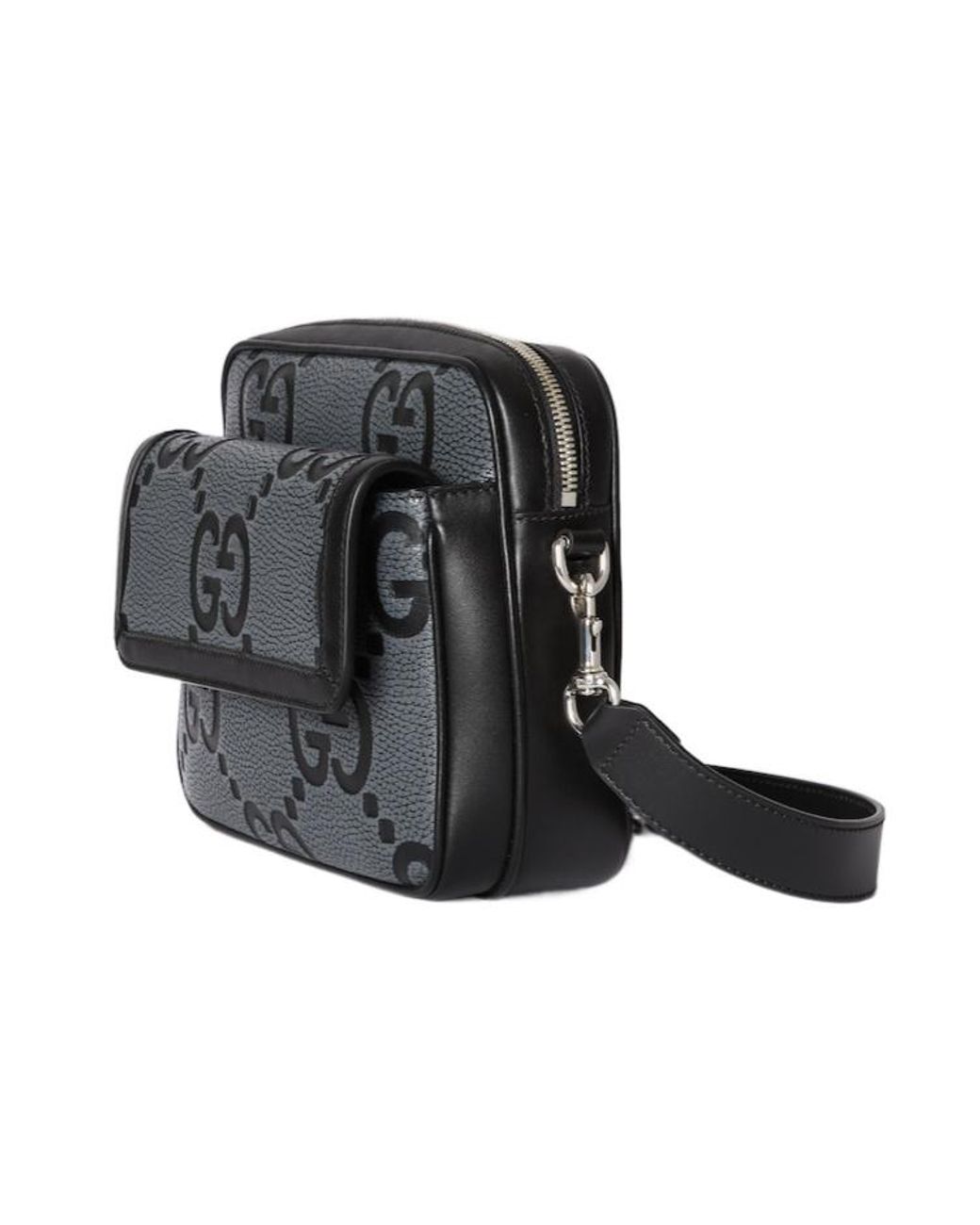 Gucci Black Gg Jumbo Small Crossbody Bag for men