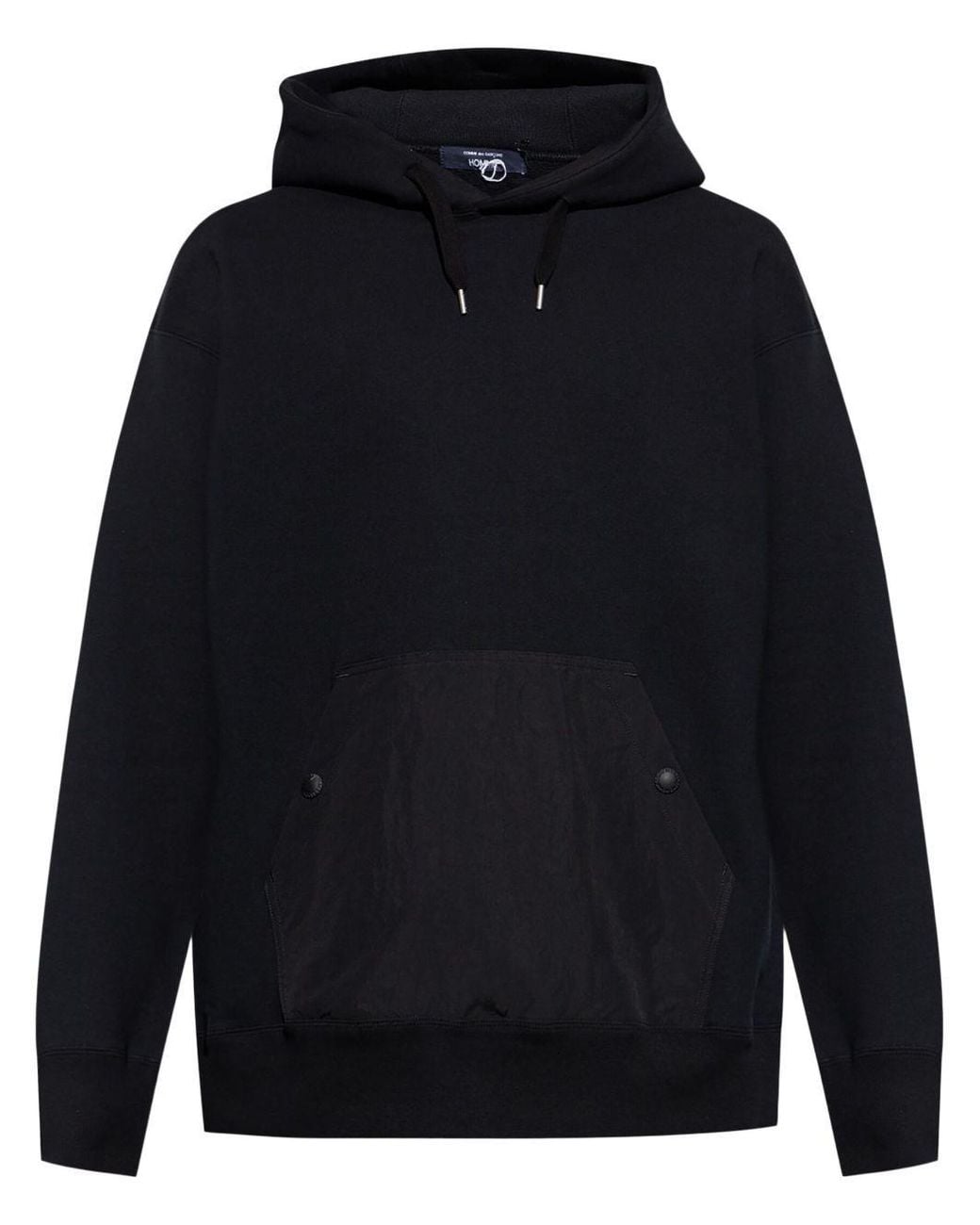Comme des Garçons Blue Cotton Hoodie for men