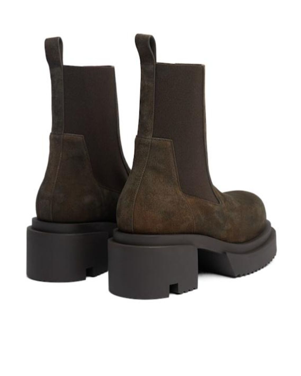 Rick Owens Multicolor Beatle Bogun Suede Boots for men