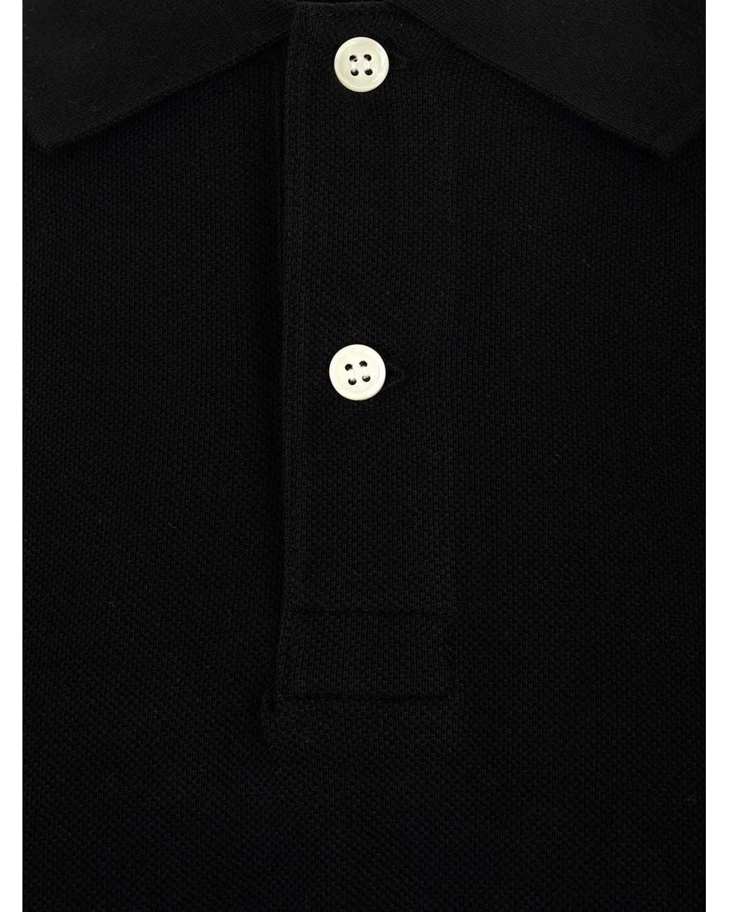 COMME DES GARÇONS PLAY Blue Tshirt Emblem Knit for men