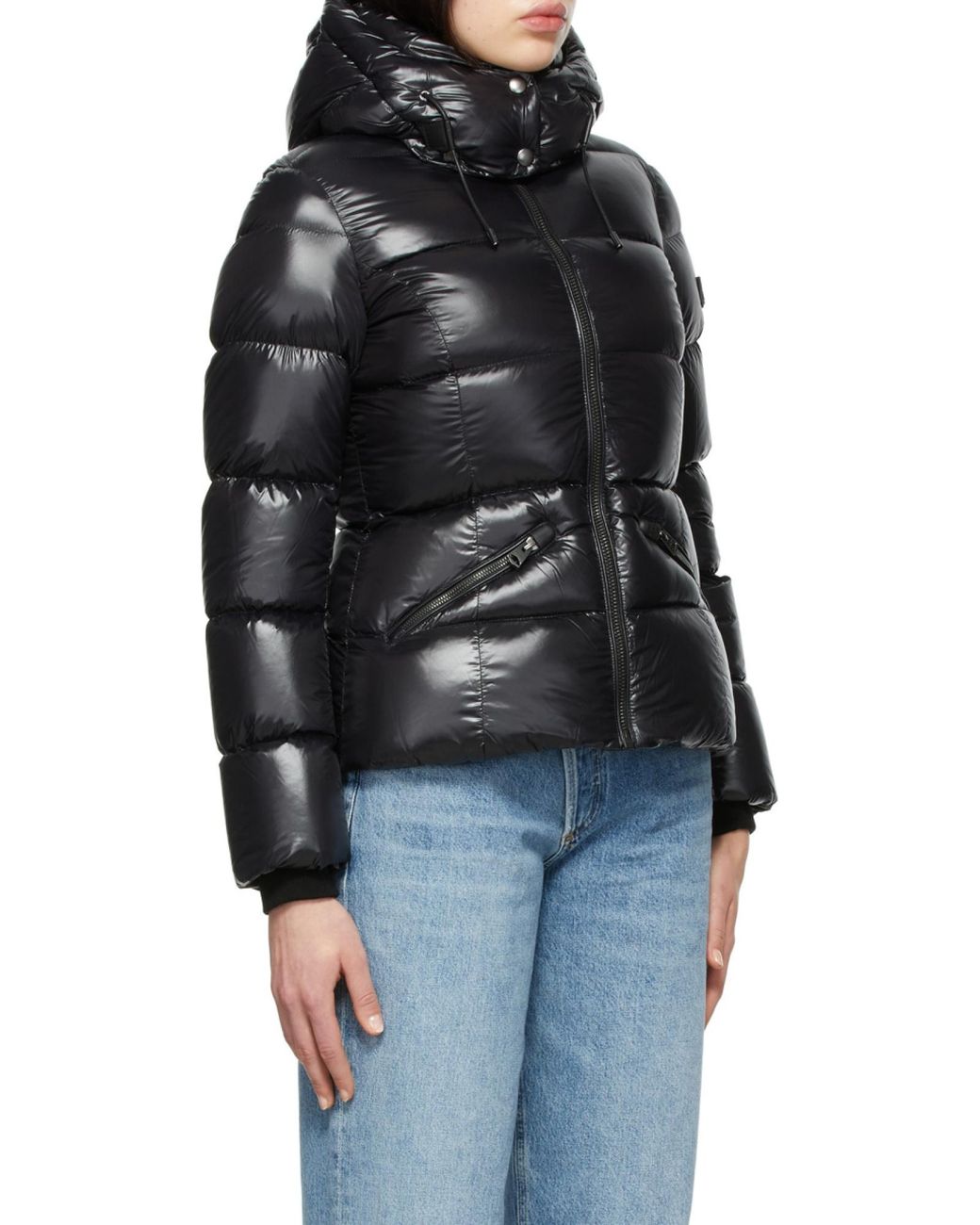 Mackage Black Madlyn Padded Zipped Jacket