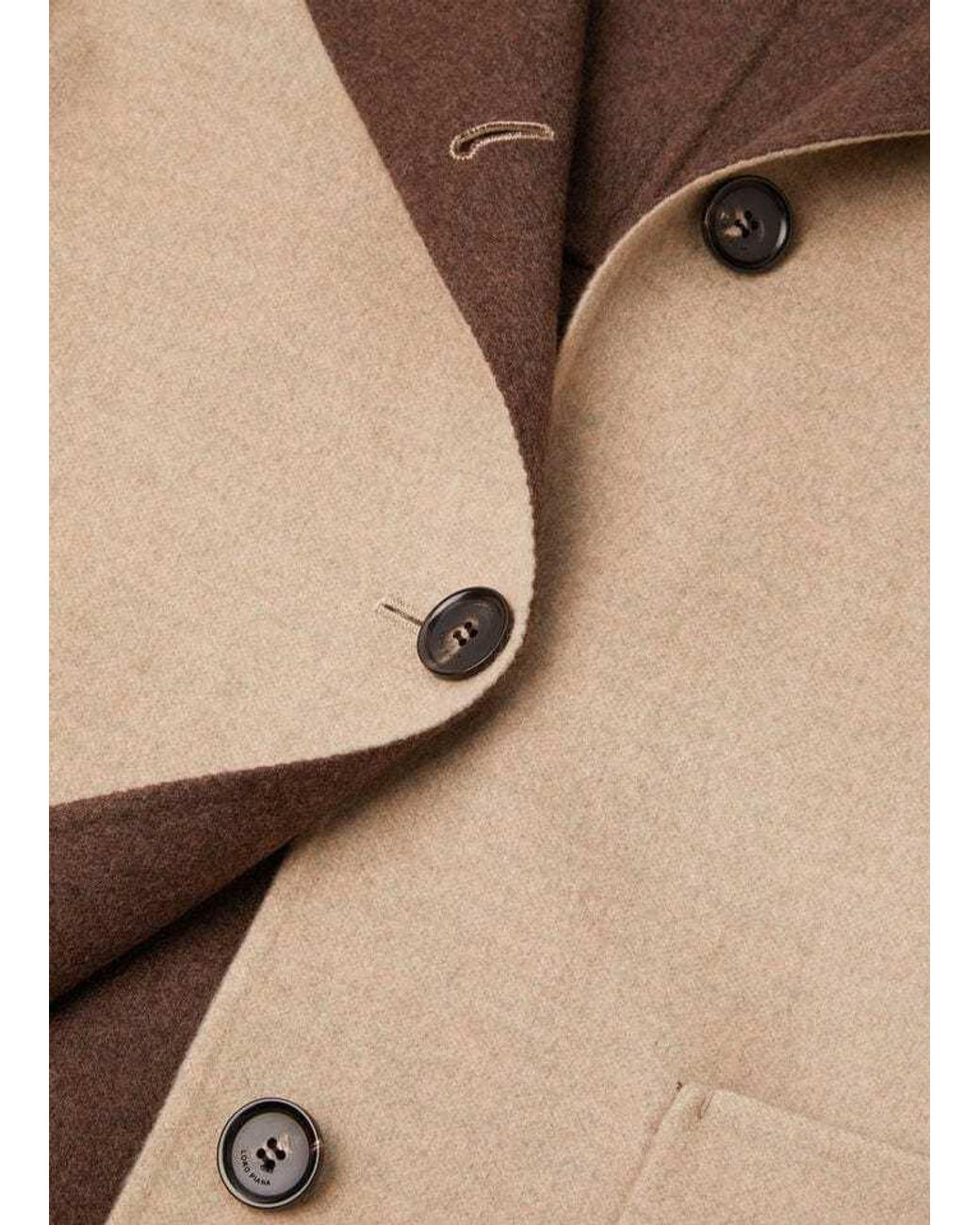Loro Piana Natural Round-Collar Casual Jacket