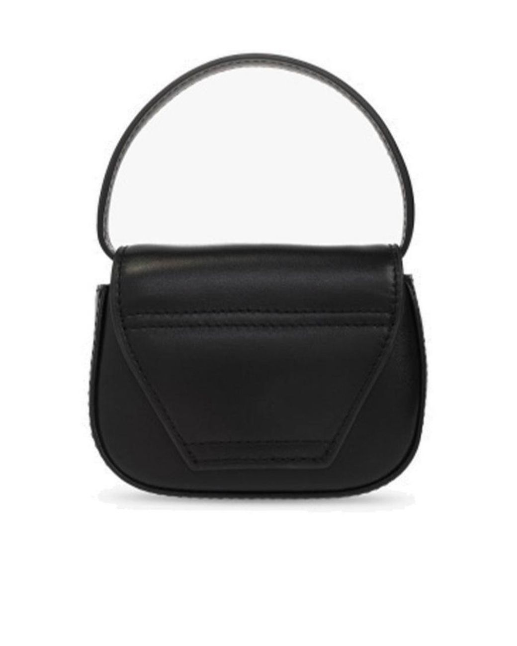 DIESEL Black 1Dr Xs-Iconic D Logo Plaque Mini Crossbody Bag