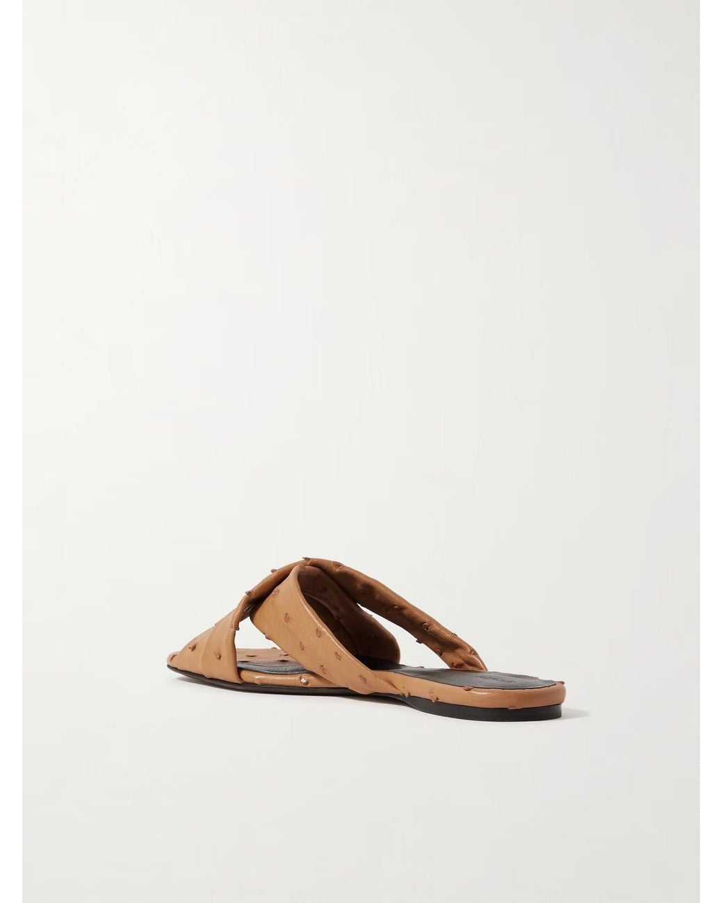 Khaite Brown Liria Slippers
