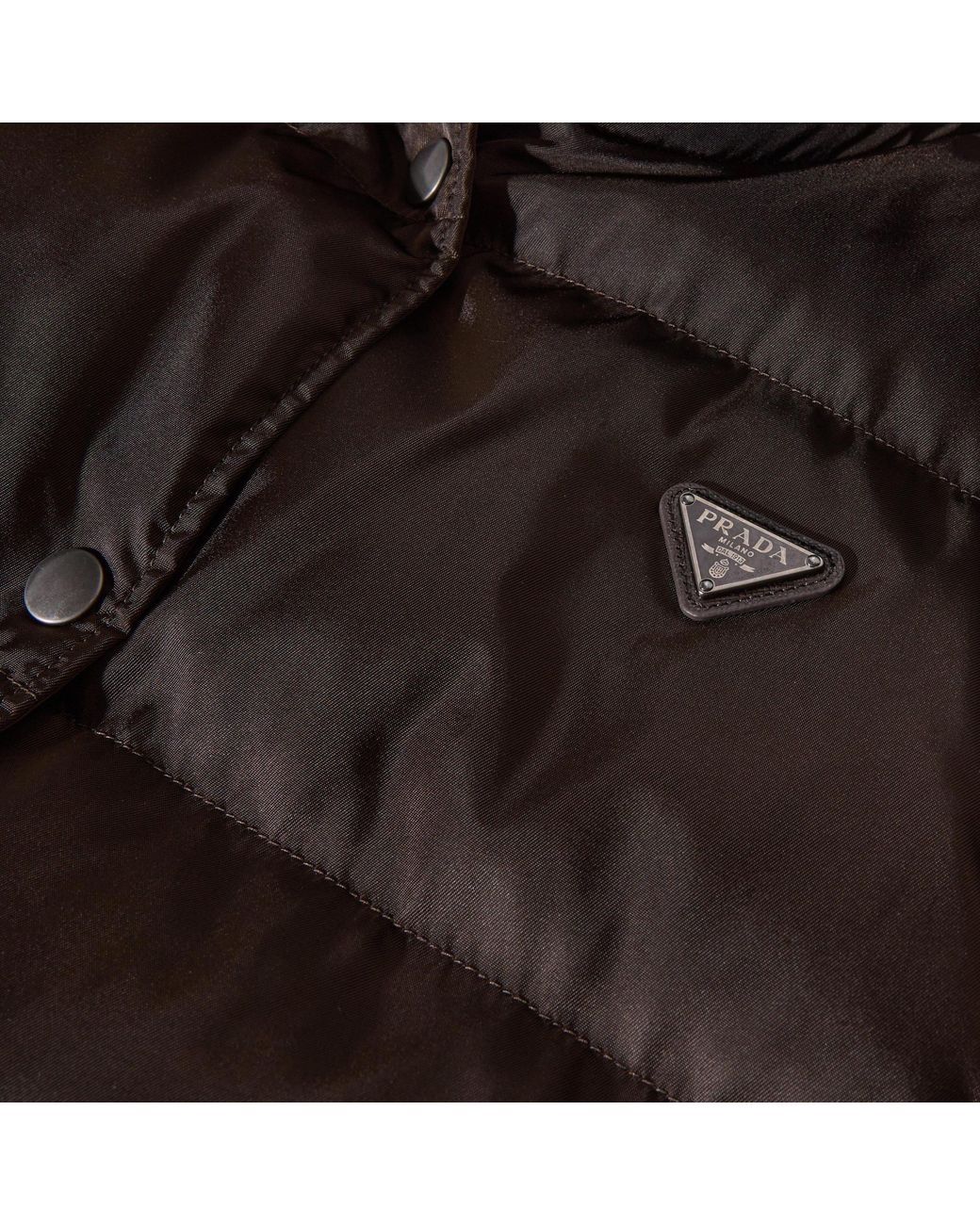 Prada Green Standcollar Cotton Vest