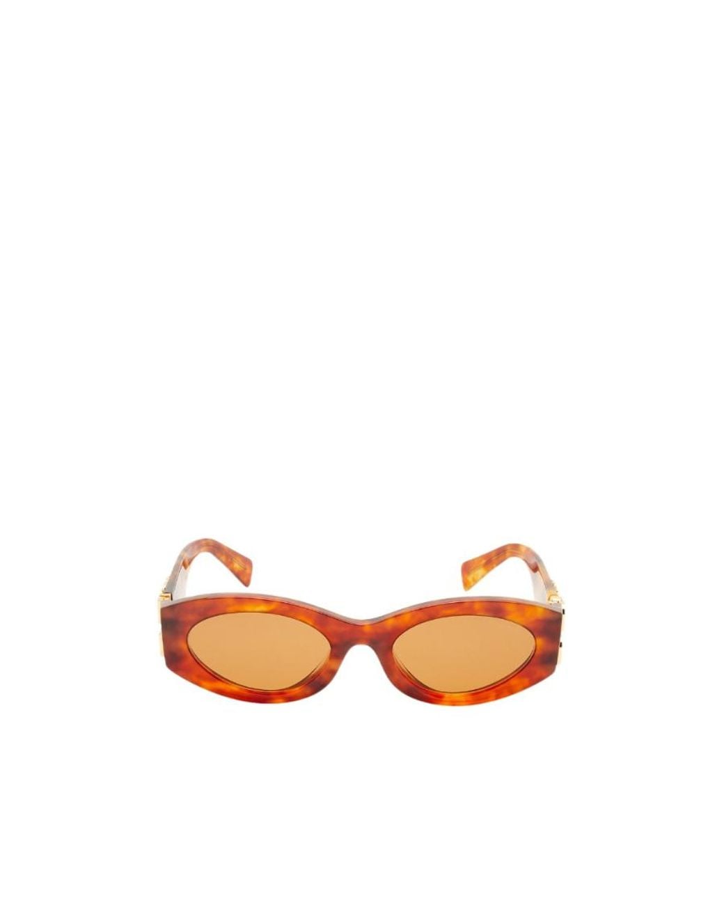 Miu Miu Orange Logo Sunglasses