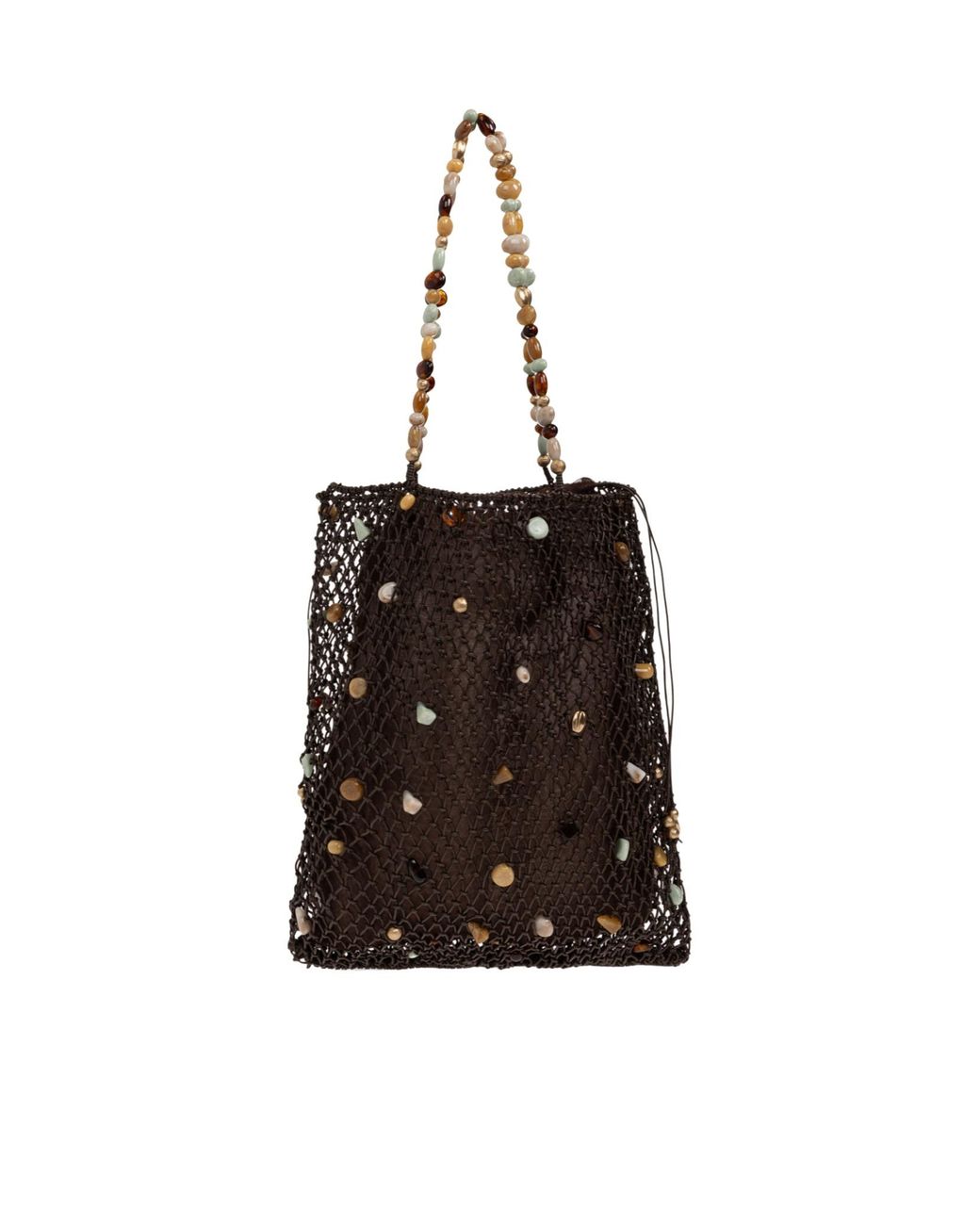 Cult Gaia White Logo Tote Bag